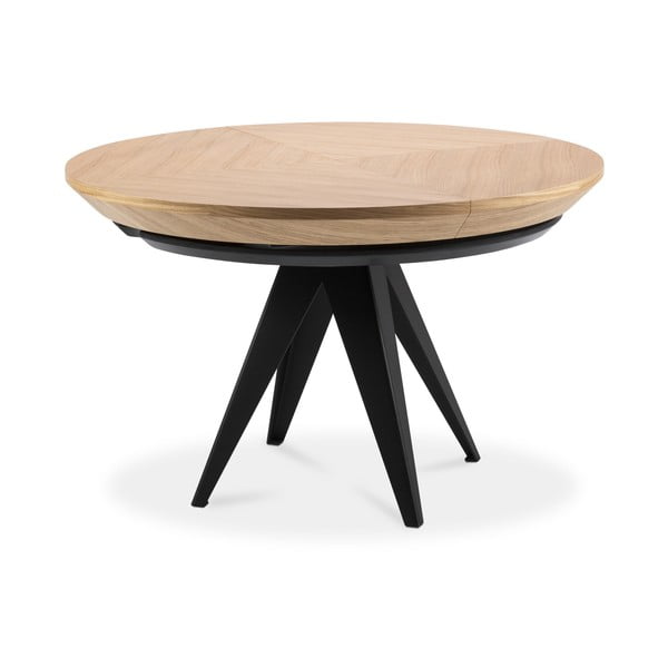 Kokkupandav laud mustade metalljalgadega , ø 120 cm Magnus - Windsor & Co Sofas