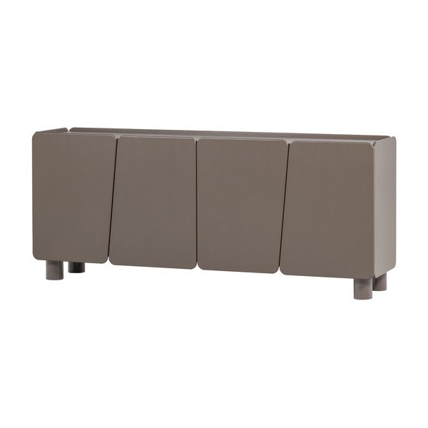Pruun männipuidust kummut 200x85x45 cm Root - WOOOD