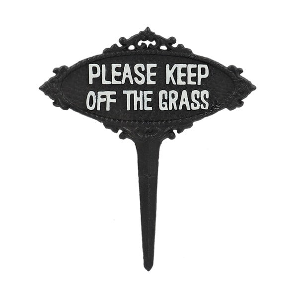 Metallist aiatulp Please Keep off the Grass - Esschert Design