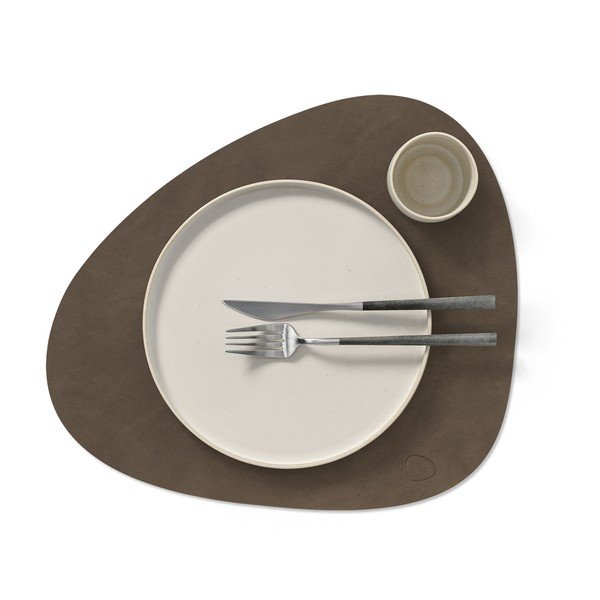 Öko-nahast lauamatt 37x44 cm Curve L Nupo - LIND DNA-image-2