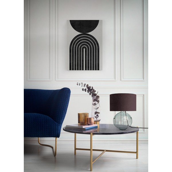 Must-valge plakat , 50 x 70 cm Black Figures - Surdic-image-1