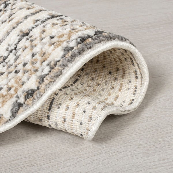 Beež ümmargune vaip 140x140 cm Camino - Flair Rugs-image-2