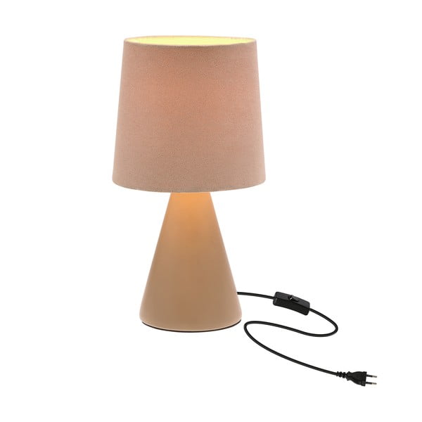 Beež lauavalgusti tekstiilist varjuga (kõrgus 24,5 cm) Satti - Candellux Lighting-image-4