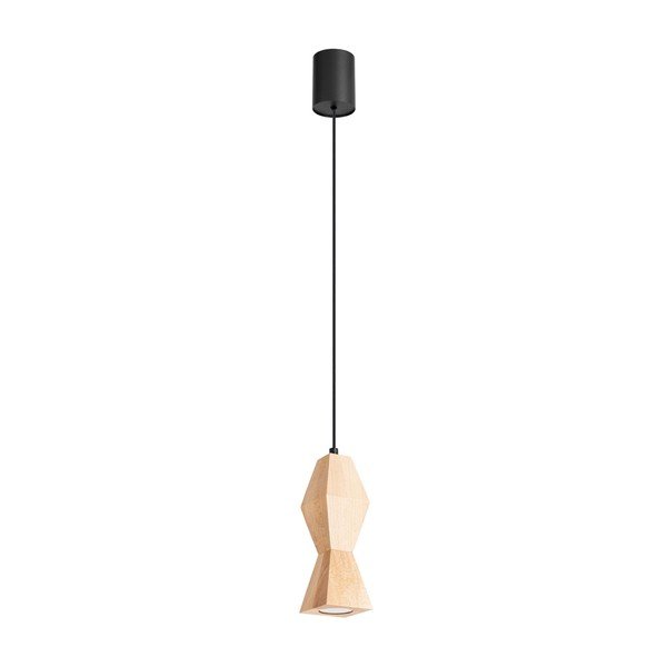 Naturaalsest pöögipuust ripplamp, läbimõõduga 8 cm Cubo - Sollux