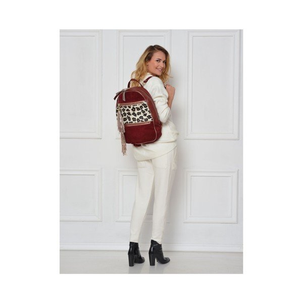 Batoh Carla Ferreri Bordeaux-image-1
