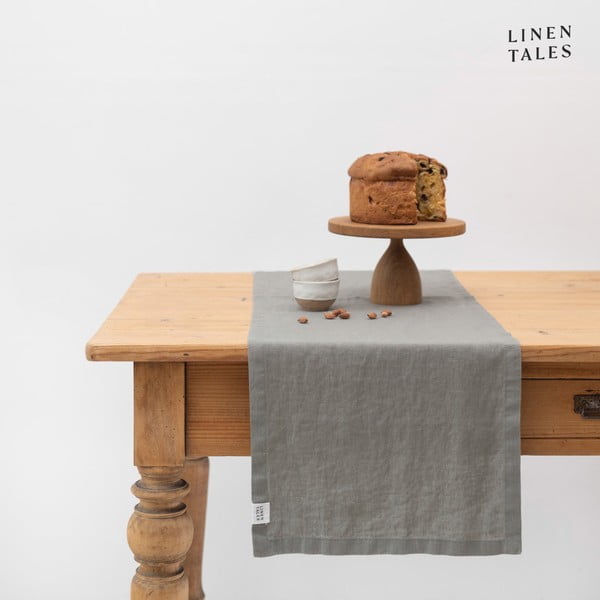 Linane linik 40x200 cm Khaki - Linen Tales