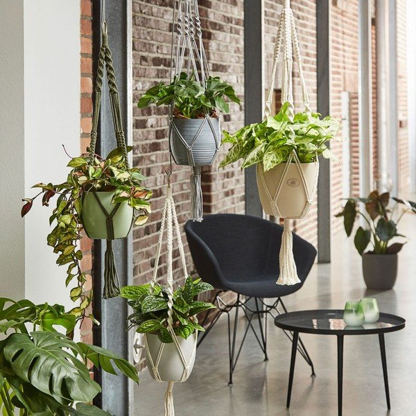 Tekstiil lillepoti riputi Makramee – Big pots-image-2