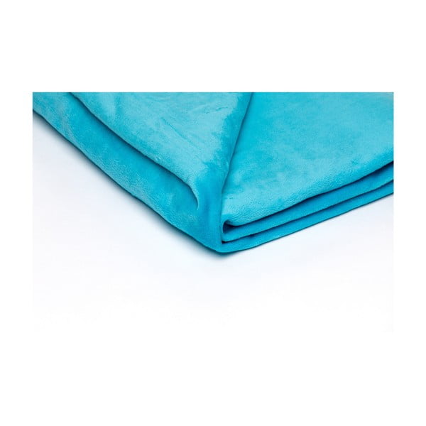 Türkiissinine mikrofliisist pleed 150 x 200 cm - My House-image-1