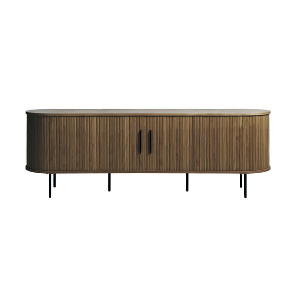 Pruun tammespoonist telerilaud 180x56x45 cm Nola - Unique Furniture