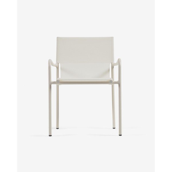 Valge alumiiniumist aiatool Zaltana - Kave Home-image-1