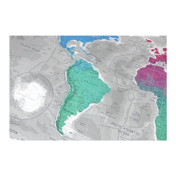 Magnetická mapa světa The Future Mapping Company Colourful World, 130 x 72 cm-image-2