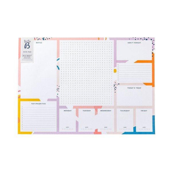 A3 Work Hard Desk Planner - Busy B
