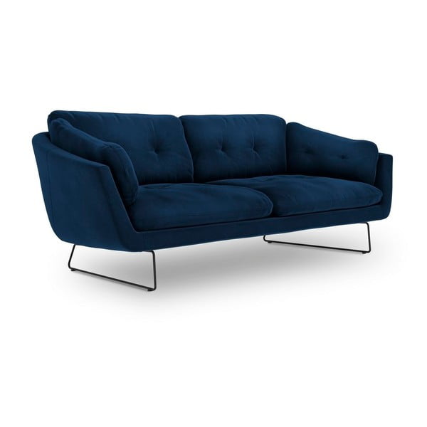Královsky modrá pohovka se sametovým potahem Windsor & Co Sofas Gravity-image-2