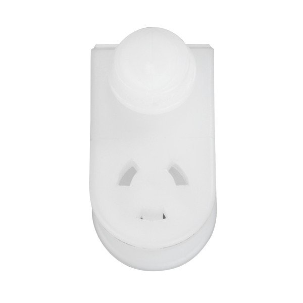 Valged konksud dušikardinale 12 tk komplektis 2 cm Era – Wenko-image-1