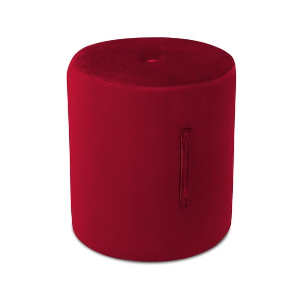 Punane pouf , ⌀ 40 cm Fiore - Mazzini Sofas