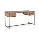 Akaatsiapuidust lauaplaadiga töölaud, 60x150 cm Elmer – Bizzotto