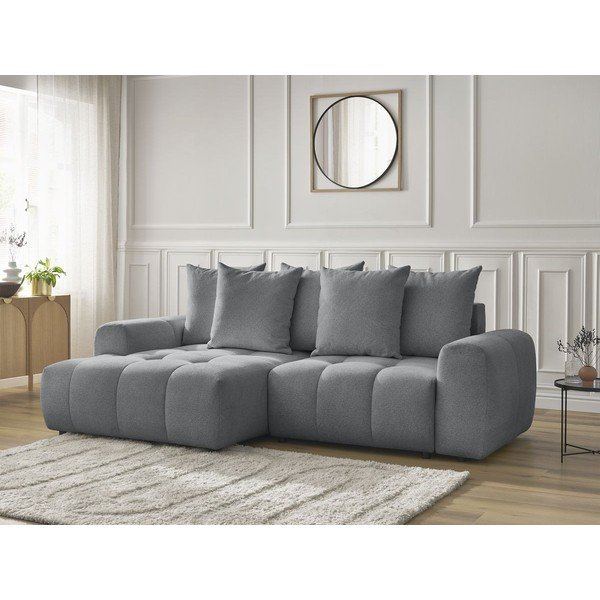 Hall šenillist panipaigaga nurgadiivanvoodi (vasak nurk) Roxelane - Bobochic Paris-image-4