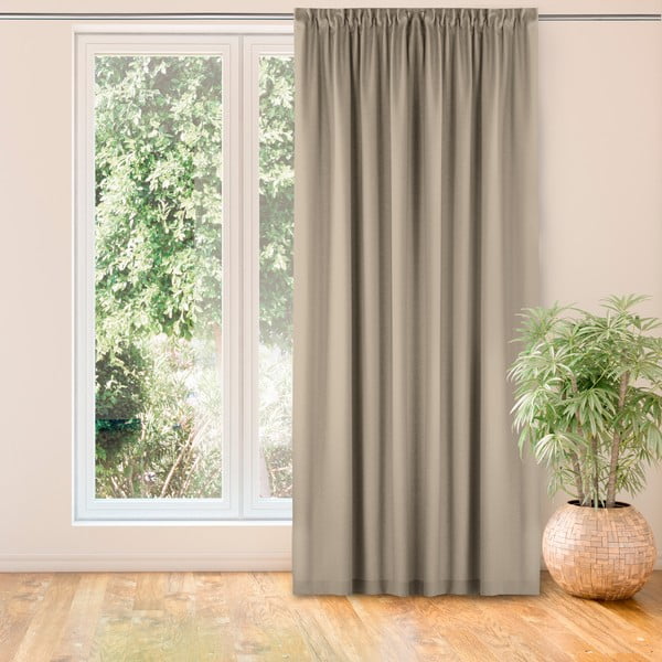 Beež kardin 300x300 cm Carmena - Homede-image-1