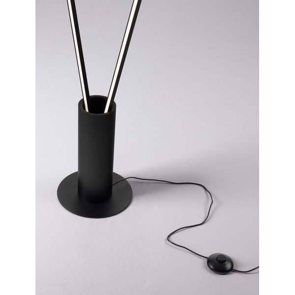 Matt must metallist LED-põrandalamp painutatava konstruktsiooniga (kõrgus 181 cm) Kimolia - Nova Luce-image-2