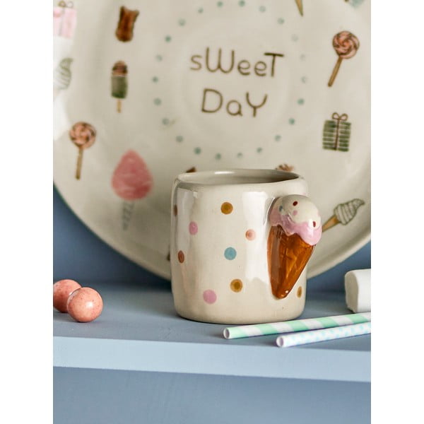 Beež kivikeraamikast kruus 255 ml Creamy - Bloomingville Mini-image-1