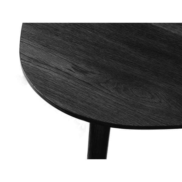 Mustad tammepuidust diivanilauad 2 tk 70x100 cm Adda - Unique Furniture-image-3