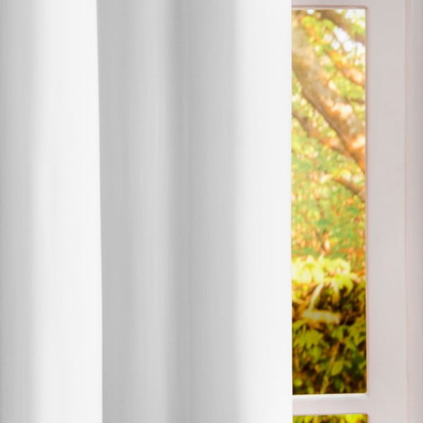 Bílý závěs Home De Bleu Blackout Curtain, 140 x 240 cm-image-1