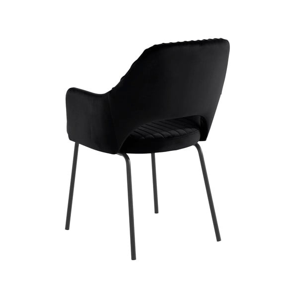 Mustad sametist söögitoolid 2-st komplektis Britney - Støraa-image-3