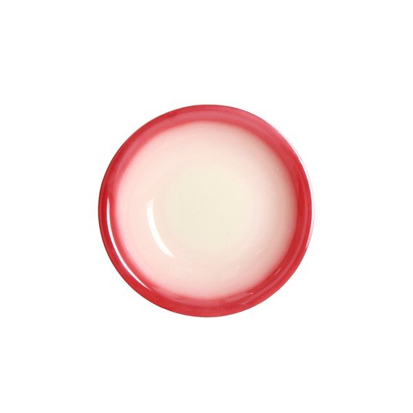 Polévkový talíř s červeným okrajem Brandani Stardust, ⌀ 25 cm