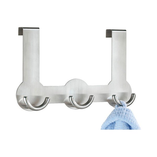 Hõbedast 3 konksuga riputatav uksehoidja Rondo - Wenko-image-1