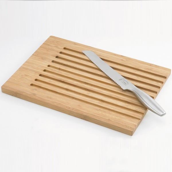 Nůž a prkénko na chléb Jean Dubost Bamboo