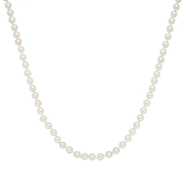 Náhrdelník s bílými perlami Perldesse Muschel, ⌀ 0,6 x délka 40 cm