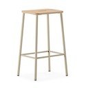 Kreemid baaritoolid 2tk komplektis (istme kõrgus 65 cm) Abba - Marckeric