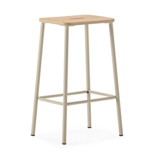 Kreemid baaritoolid 2tk komplektis (istme kõrgus 65 cm) Abba - Marckeric