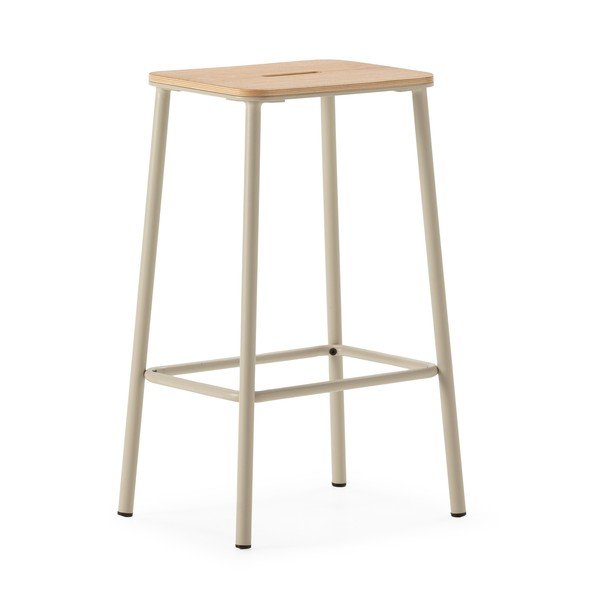 Kreemid baaritoolid 2tk komplektis (istme kõrgus 65 cm) Abba - Marckeric