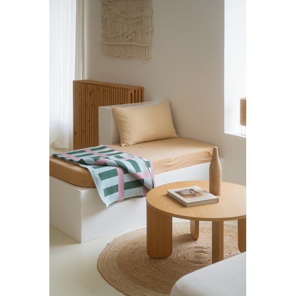 Roheline/roosa tekk 160x200 cm Onu - noo.ma-image-1