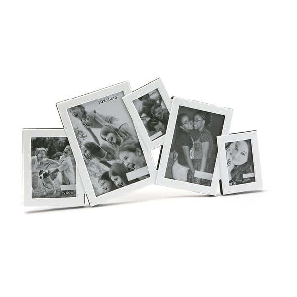 Bílý rámeček na 5 fotek Versa Ventanas