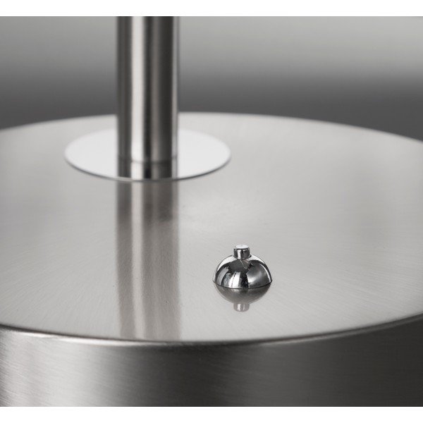 Hõbedane metallist dimmerdatav LED lauavalgusti (kõrgus 60 cm) Dent - Fischer & Honsel-image-2