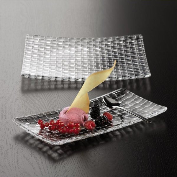 Klaasist serveerimistaldrik, 15x42 cm Bossa Nova – Nachtmann-image-1
