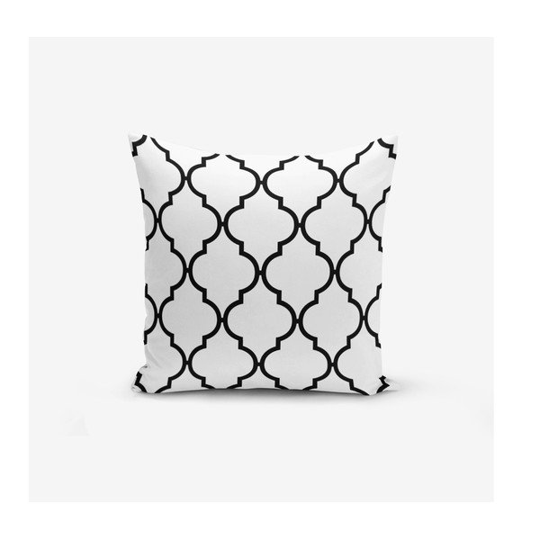 4 BW Graphic Patterns padjapüüride komplekt, 45 x 45 cm - Minimalist Cushion Covers-image-4