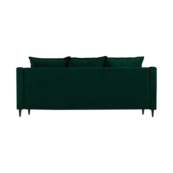 Tumeroheline sametist diivanvoodi koos panipaigaga , 215 cm Freesia - Mazzini Sofas-image-3