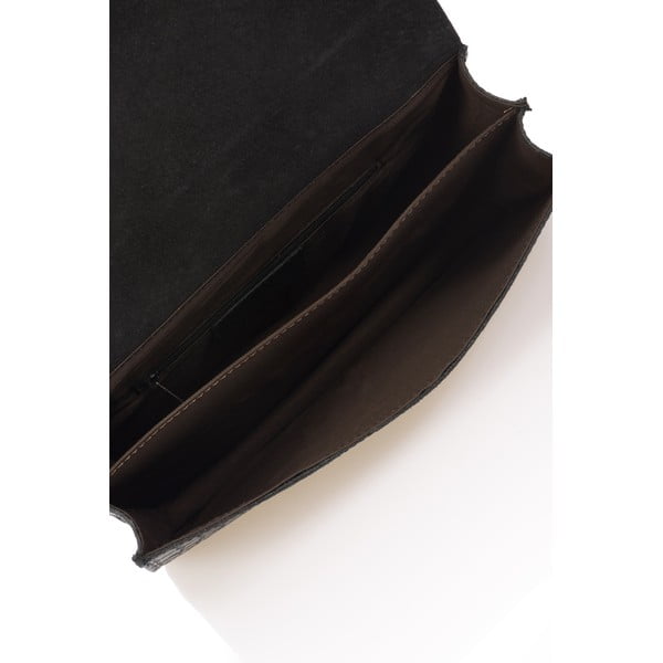 Must nahast käekott Cosma - Lisa Minardi-image-3