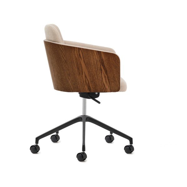 Pruun polsterdatud kontoritool Madai - Kave Home-image-3