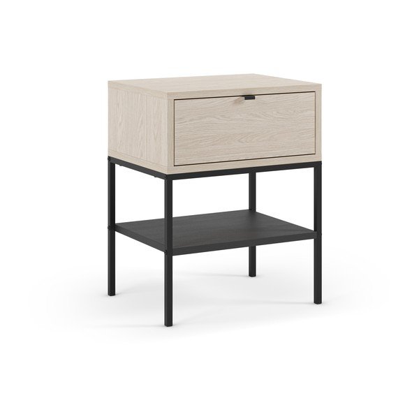 Matt öökapp riiulitega heledas naturaalses värvitoonis Sali - Marckeric