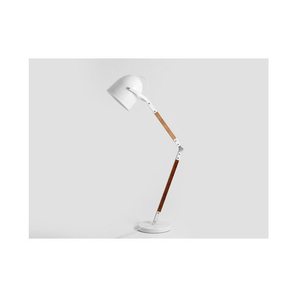 Stojací lampa s bílým stínidlem Custom Form Hubert-image-1