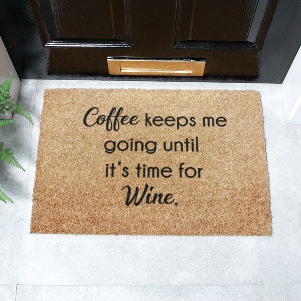 Kookoskiududest matt  40x60cm Coffee Keeps Me Going - Artsy Doormats-image-2