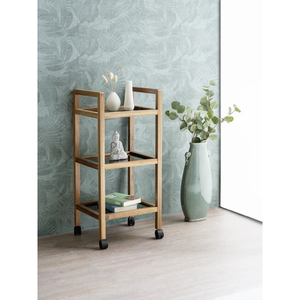 Must akaatsiapuust vannitoariiul 35x76,5 cm Fondi - Wenko-image-2