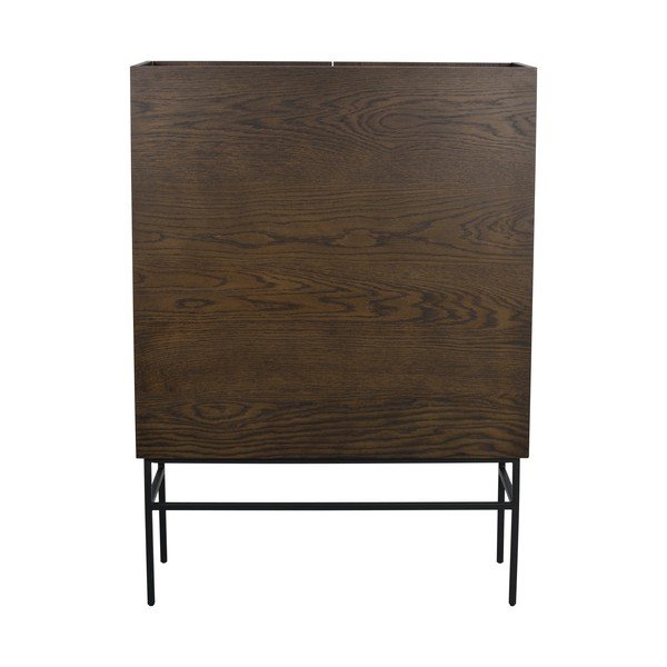 Pruun tammedekooriga kapp 100x140 cm Halifax - Rowico-image-3