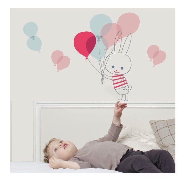 Nástěnné samolepky Art For Kids Balloon Rabbit