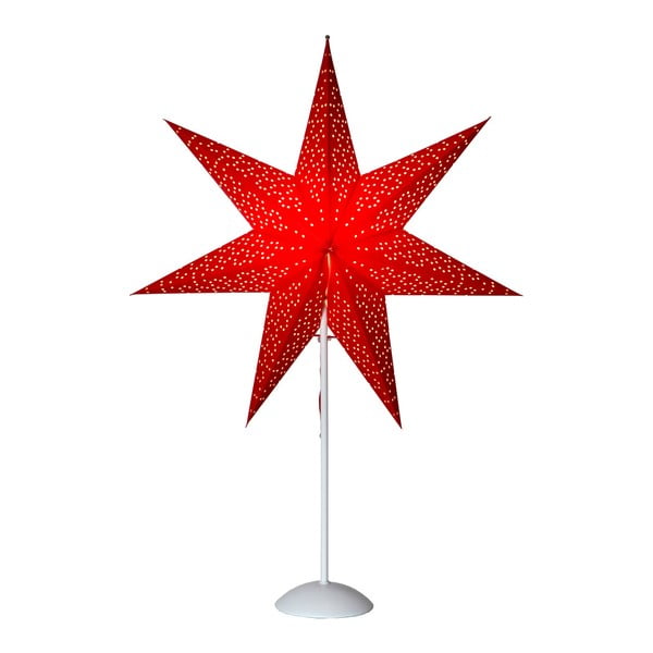 Červená svítící hvězda se stojanem Best Season Dot Red