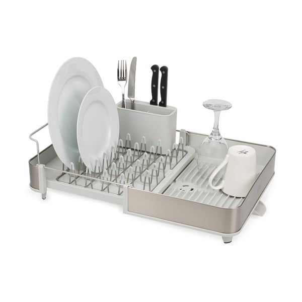 Hõbedane metallist nõudekuivatusrest Extend - Joseph Joseph-image-4